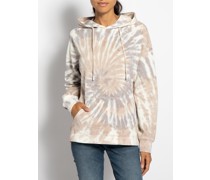 Hoodie beige/offwhite/altrosa