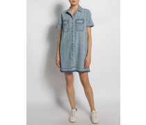 Hemdblusenkleid blau