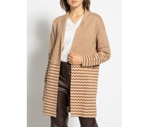 Strickjacke braun