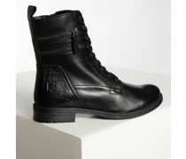 Schnürboots schwarz
