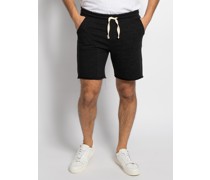 Sweatshorts schwarz meliert