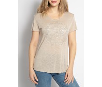 T-Shirt beige meliert