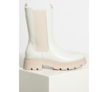 Chelsea Boots weiß