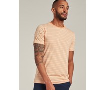 T-Shirt orange/weiß gestreift