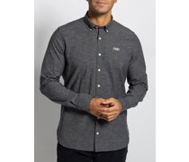 Hemd navy meliert