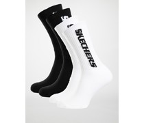 Tennis Socken 4er Set schwarz/weiß