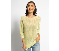 Pullover lime/weiß
