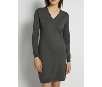 Strickkleid anthrazit meliert