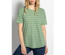 T-Shirt grün/weiß