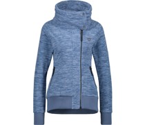Sweatjacke blau