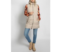Steppweste beige