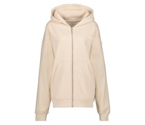 Sweatjacke beige