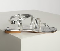 Sandalen silber