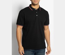 Kurzarm Poloshirt schwarz
