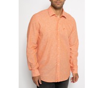 Hemd Modern Fit orange meliert