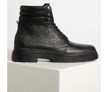 Schnürboots schwarz