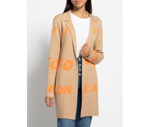 Strickjacke beige