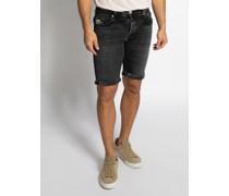 Jeans Jeansbermuda schwarz