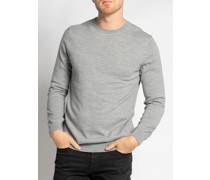 Pullover hellgrau meliert