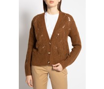Strickjacke braun