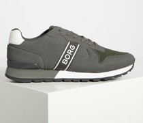 Sneaker grau/oliv