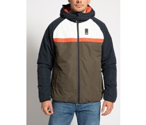 Jacke navy/oliv