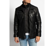 Lederjacke schwarz