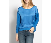 Langarm Longsleeve blau