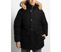 Daunenparka schwarz