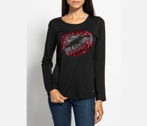 Langarm Longsleeve schwarz