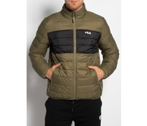 Steppjacke oliv/schwarz