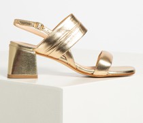 Sandaletten gold