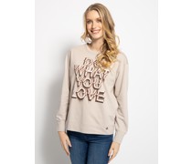 Sweatshirt beige