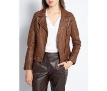 Lederjacke cognac