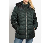 Steppjacke dunkelgrün