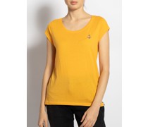 T-Shirt 2er Set lila meliert/senf meliert