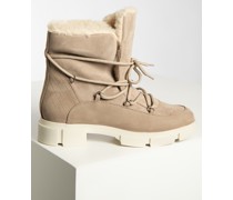 Schnürboots beige
