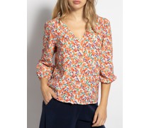 Bluse orange/multi