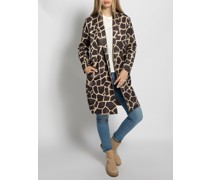 Kurzmantel beige/navy