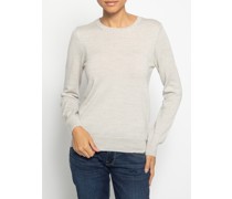 Pullover hellgrau meliert