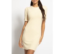 Jerseykleid gelb/weiß gestreift