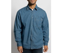 Jeans Jeanshemd Relax Fit blau