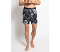 Badeshorts schwarz/grau