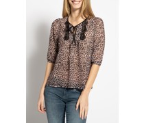 Bluse braun/schwarz