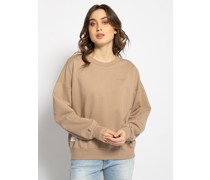 Sweatshirt hellbraun