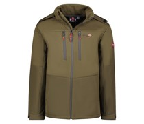 Softshelljacke khaki/schwarz