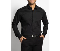 Business Hemd Custom Fit schwarz