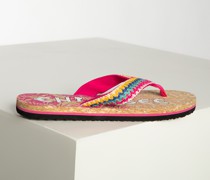 Zehentrenner pink/blau/gelb
