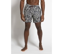 Badeshorts schwarz/beige