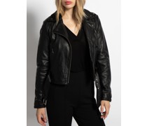 Lederjacke schwarz